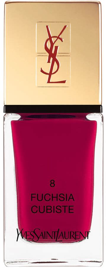 ysl fuchsia cubiste|Yves Saint Laurent Beaute La Laque No8 Fuchsia Cubiste.